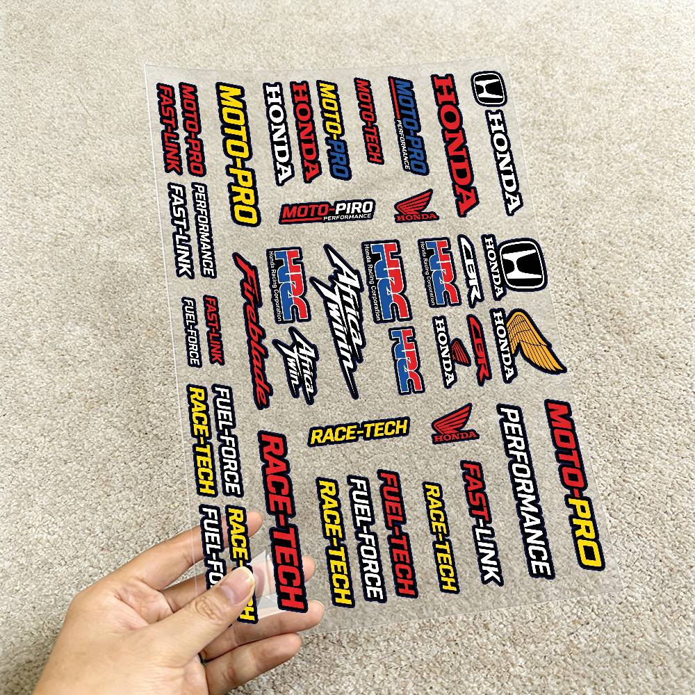 FOR HONDA Waterproof Reflective Scratch Cover Sticker Universal Decor Decal For Car Motorcycle Helmet RefrigeratorOW3 vhbm0