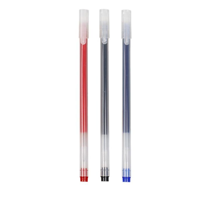 High-Capacity Quick-Dry Black Rollerball Gel Pen for Students and Signatures