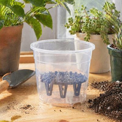 Air Circulation Pot Grids 10Pcs Planter Insert Plant Risers, Elevator Stands, Heavy Duty Bottom Plastic Lifters, Support Inserts for Flower