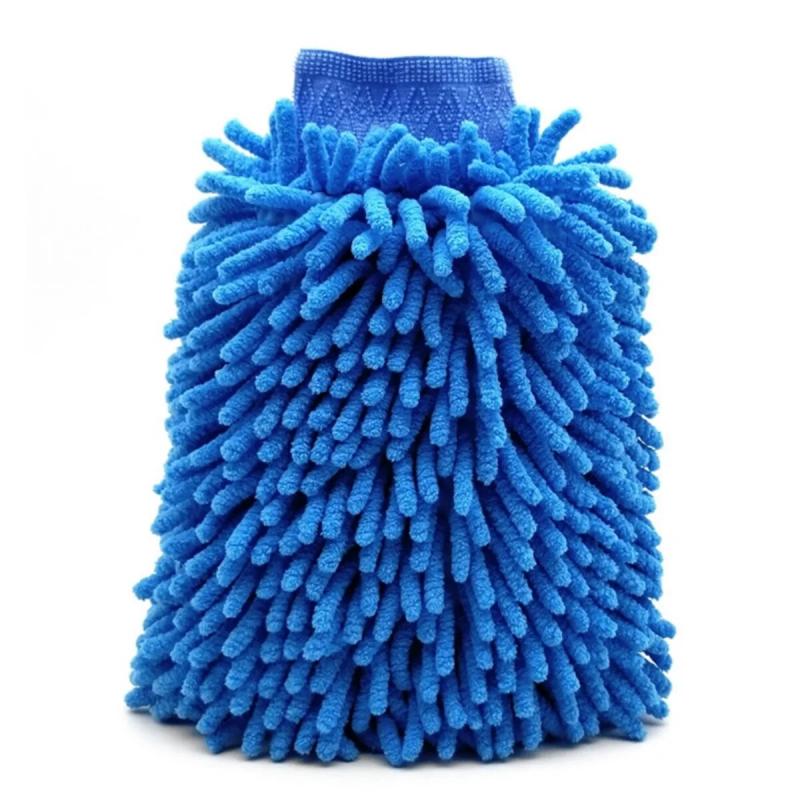 Microfiber Car Wash Mitt Double Sided Chenille Auto Gloves Ultra Absorbent Wash Car Sponge Scratch Free Microfiber Car Cleaning
