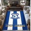 Cardiff City Printed Crystal Velvet Rug Non‑Slip Crystal Velvet Carpet For Sofa Bedroom Indoor Home Decoration