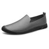 Fashion Genuine Leather Men Loafers Summer Casual Shoes Moccasins Men's Casual Slip on Flats Fashion Male Driving Shoes Walking Shoes