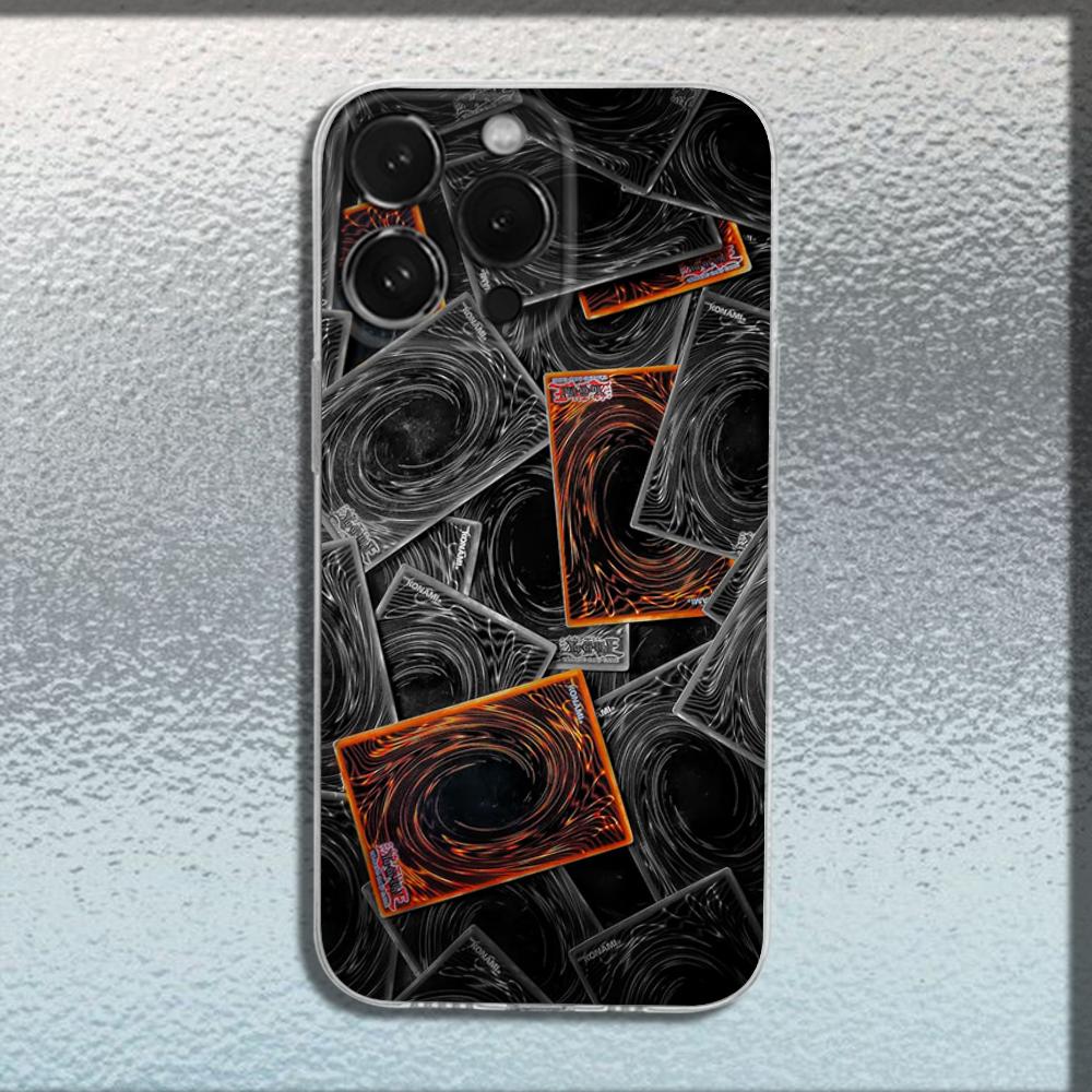 Game Yu-Gi-Oh Card Phone Case For iPhone 16,15,14,13,12,11 Plus,Pro,Max,XR,XS,X,Plus,SE,Mini Transparent Soft Cover