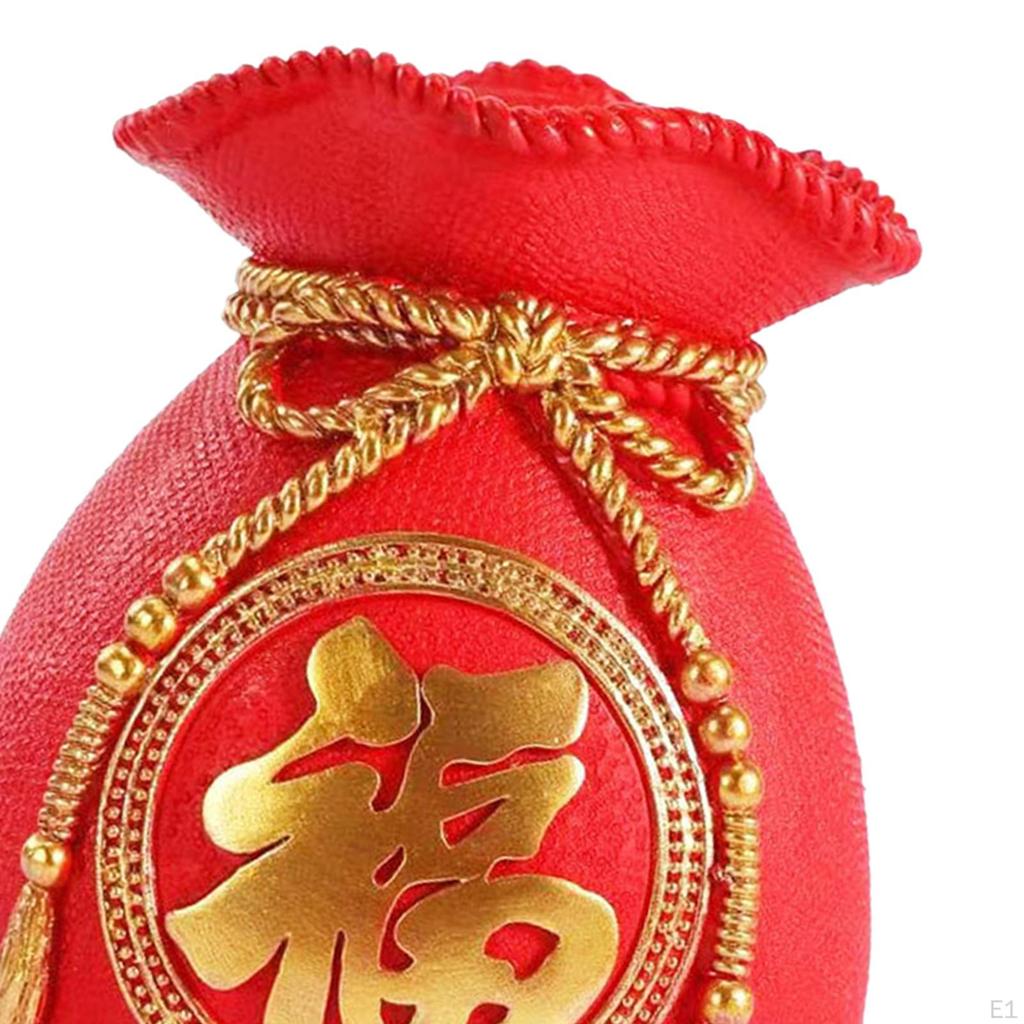 Chinese Flower Vase Shape Bouquet Holder Flowerpot Gift Statue Art Ornaments Planter Pot for Home
