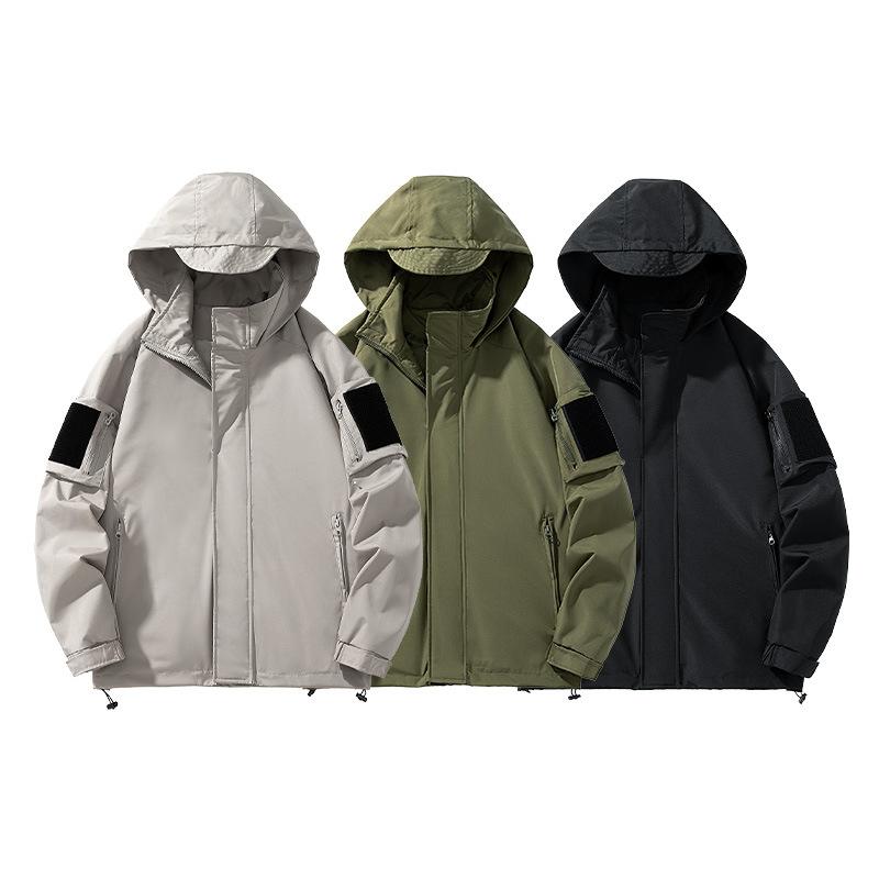 New Spring and Autumn Men's Jacket Handsome Loose Outerwear Fashionable Casual