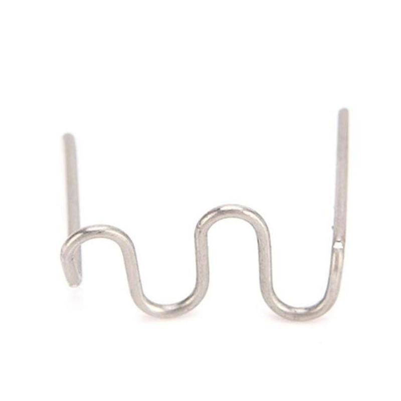 100x 0.8mm Staples Wave Shape for Car Bumper Welding Repairing Tools