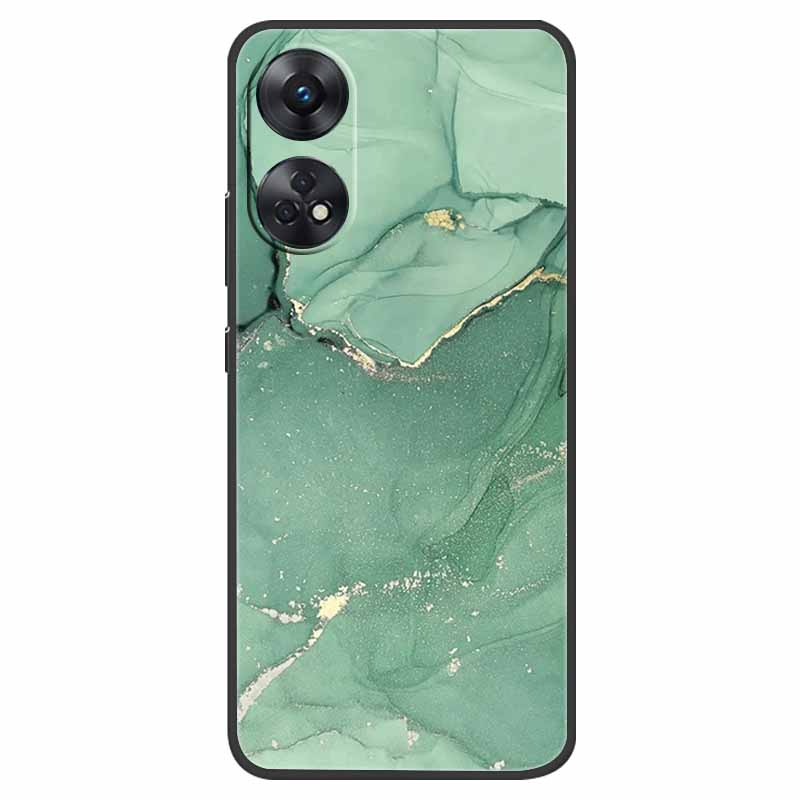Case For Oppo Reno 8T Cover Black Silicone Soft Phone Back Cases for Oppo Reno8 T 4G Fundas Reno8T CPH2481 6.43" Lovely Fundas