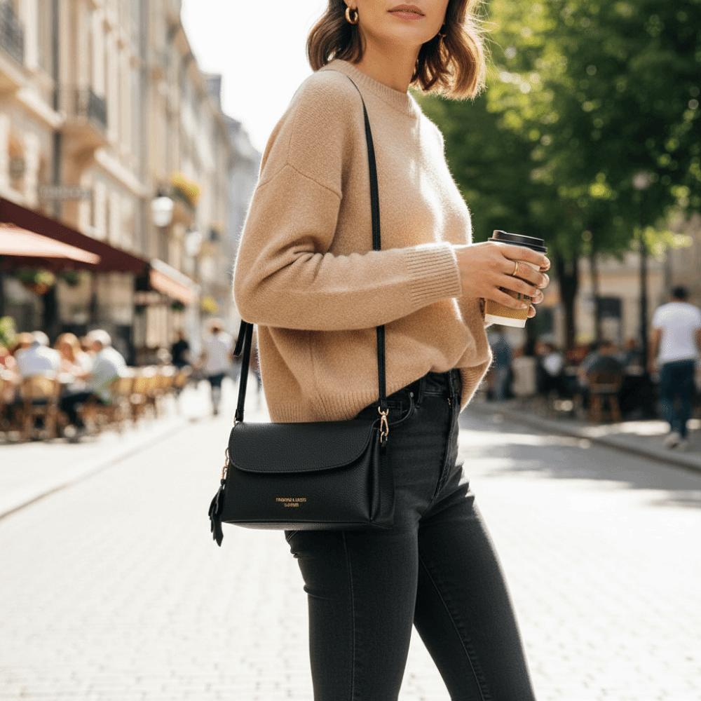 New Soft Leather Women Shoulder Bags Fashion Vintage Lightweight Portable Crossbody Bag Clutch Purse Women Gifts