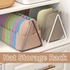 Knit Cap Holder Baseball Cap Organizer with Multiple Compartments Construction Space-saving Hat Storage for Universal