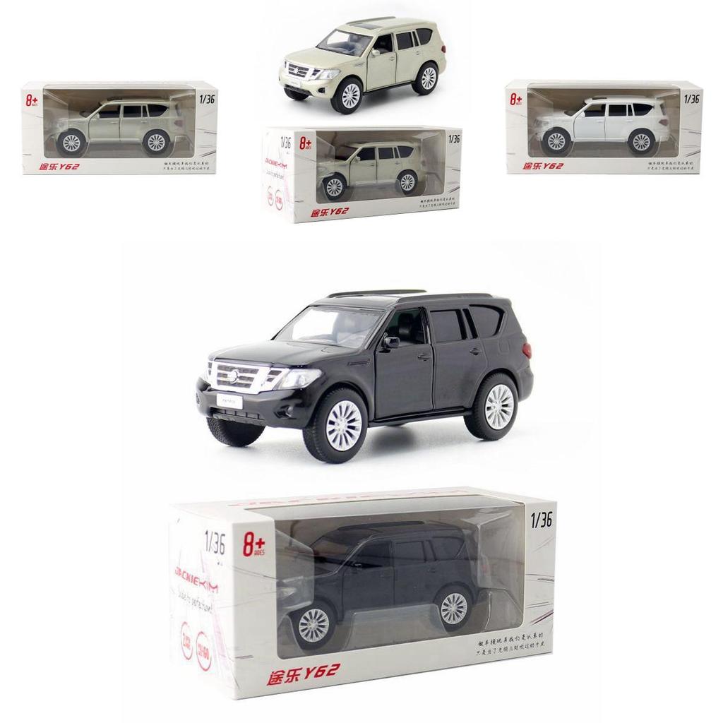 Automodellspielzeug aus Legierung Nissan Patrol Y62 Polizeiauto Für Sammler Und Kinder