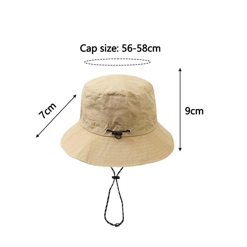 Quick Drying Fisherman Caps Women Men Outdoor Sun Anti-UV Protection Panama Hats Waterproof Camping Foldable Bob Bucket Sunhats