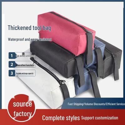 Heavy-Duty Waterproof Oxford Tool Bag for Hardware Storage and Organization