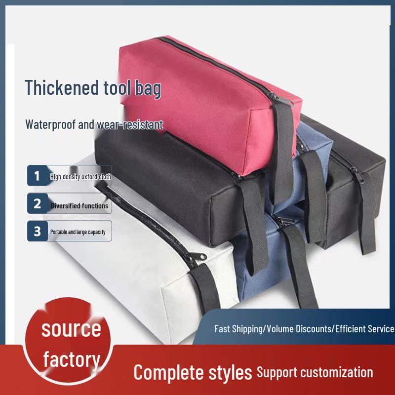 

Heavy-Duty Waterproof Oxford Tool Bag for Hardware Storage and Organization Small Blue