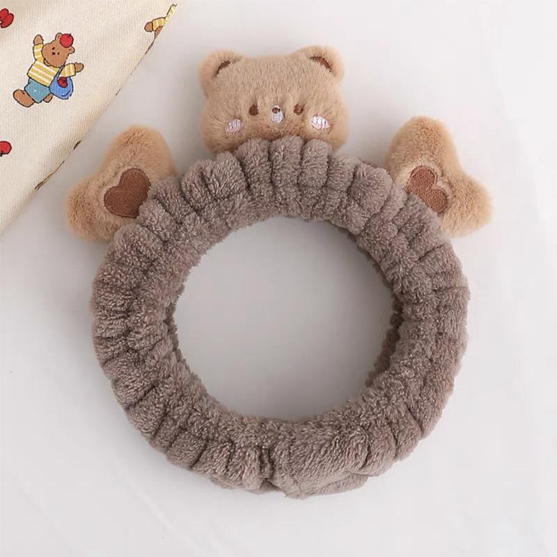Cute Cartoon Face Washing & Makeup Headband for Women