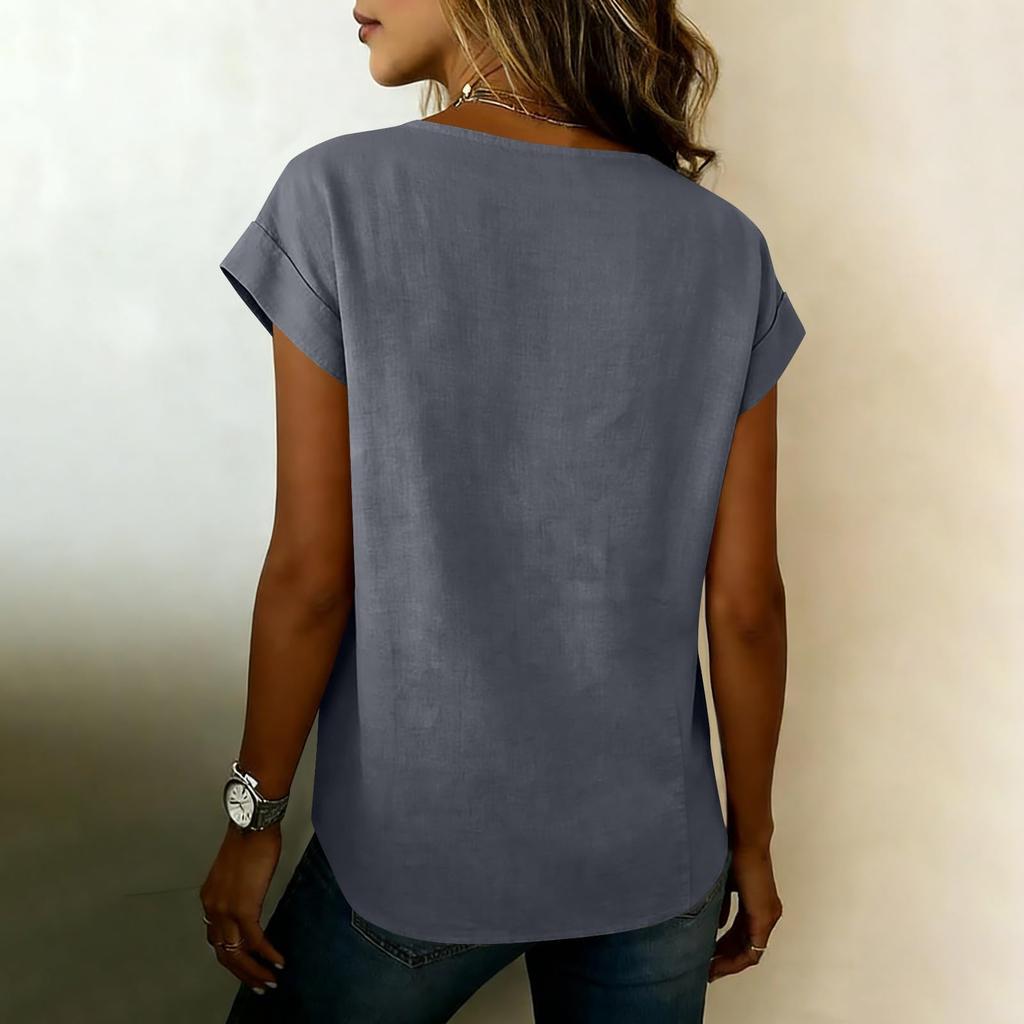 Bluză de damă Modă și Casual Top Tip Tricou