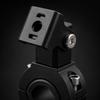 Headlight Bracket, Tube Clamp, High-performance Replacement Parts, Professional Black Aluminum Alloy