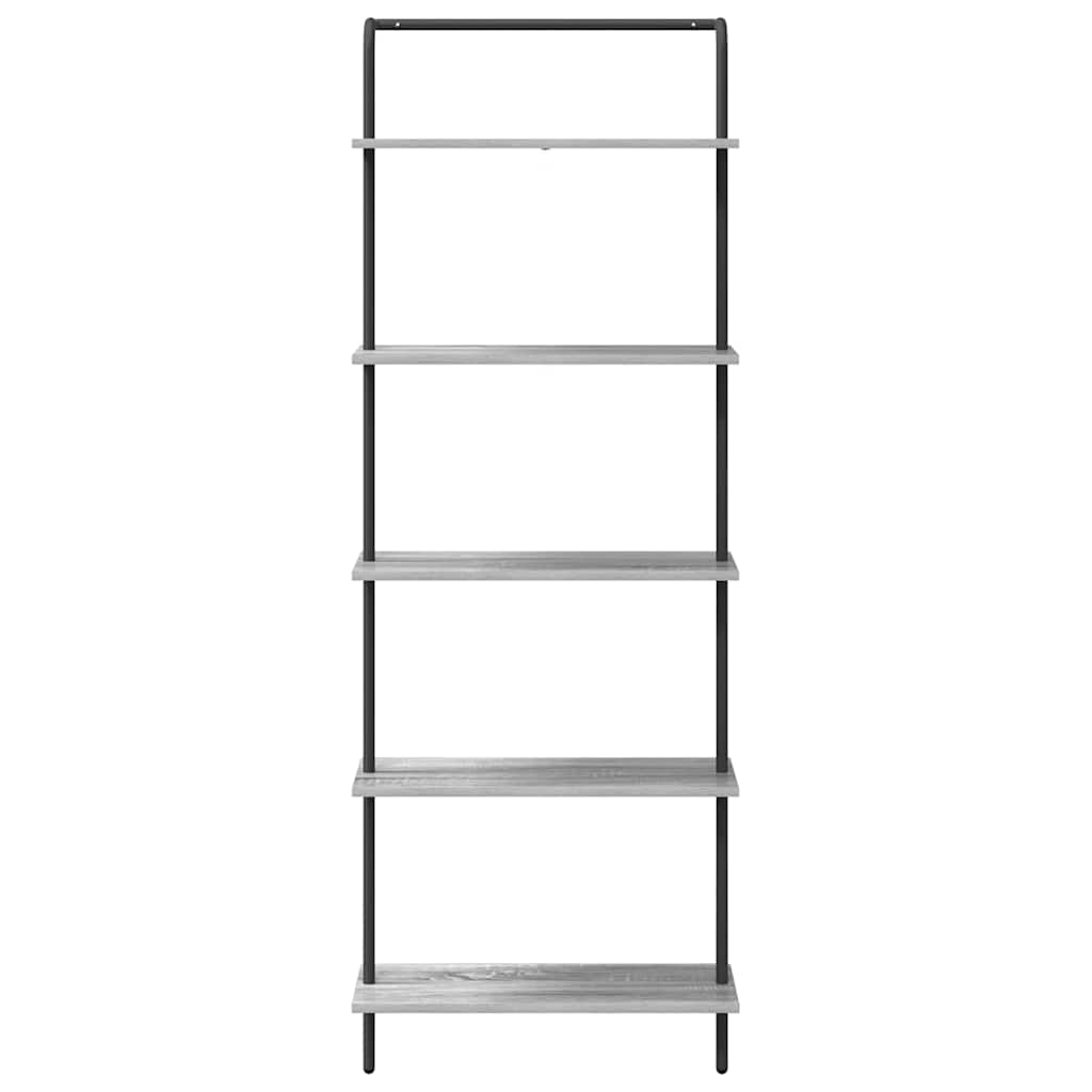 Bookshelf Grey Sonoma 60 x 24 x 168 cm Particleboard