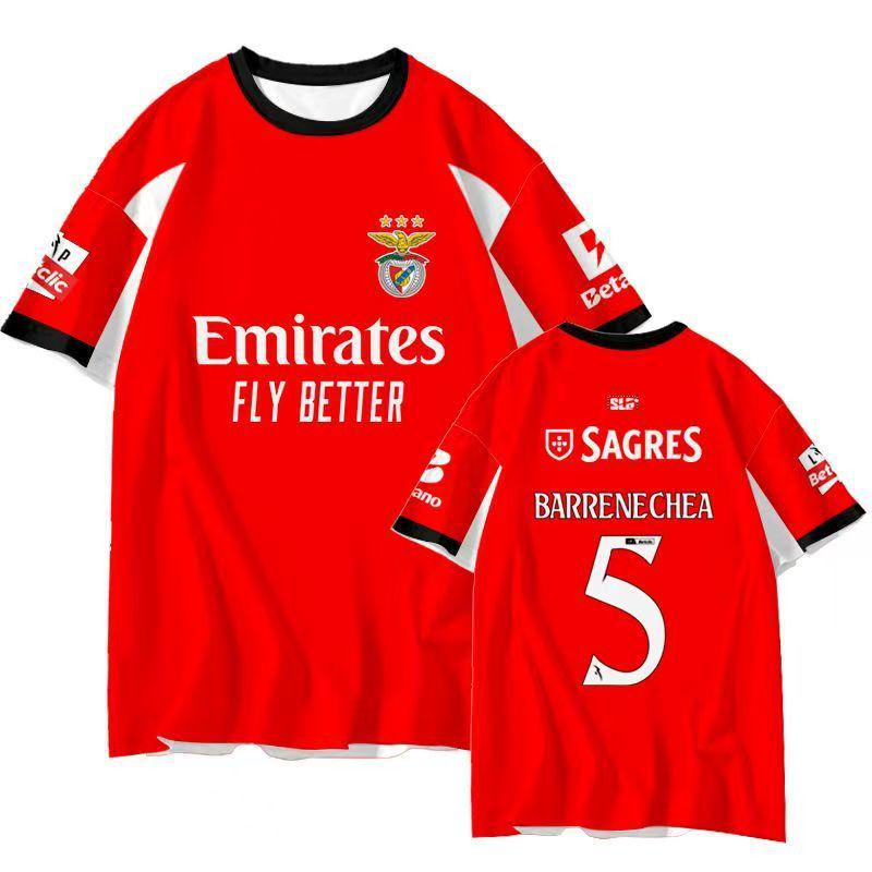 Benfica Home & Away Jersey: #10 Di Maria, #14 Pavlidis - Fan Version Football Kit