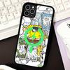 Cartone Animato Carino S-SpongeBob Anime Nero Per Magsafe Custodia Magnetica per Telefono Per IPhone 16 15 17 Pro Max 11 12 13 14 Plus Cover