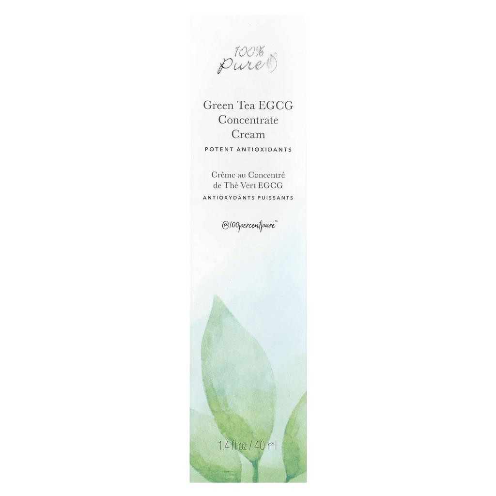 100% PURE Green Tea EGCG Concentrated Cream, 40ml (1.4 fl oz)
