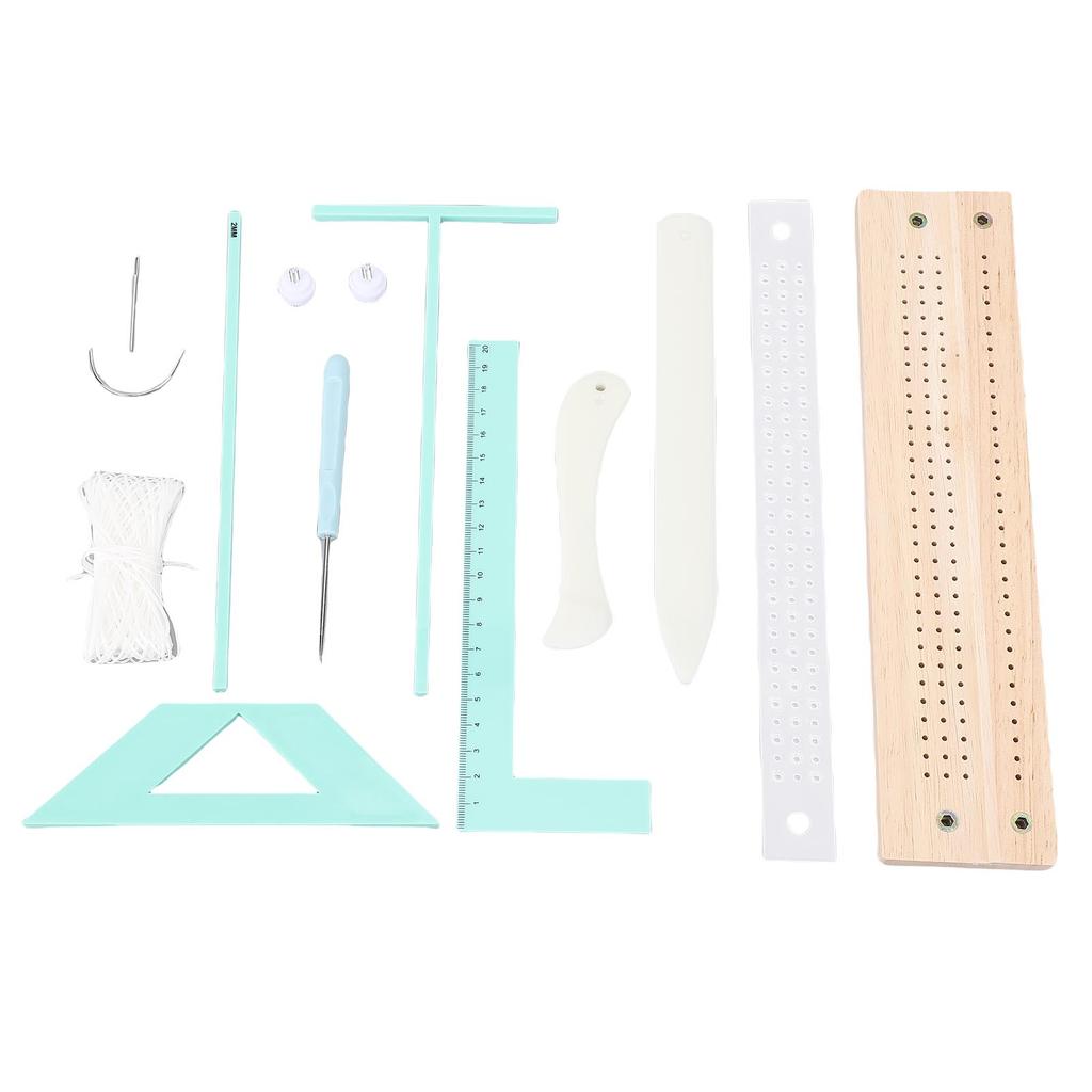 Bookbinding Supplies Kit Multifunctional Portable Bookbinding Scrapbooking Tool Set for Diary Mini Album