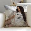 Popular Singer ROSALIA Cushion Cover Soft  EasyWash Pillow Case  Versatile for Couch Bed Travel and Office