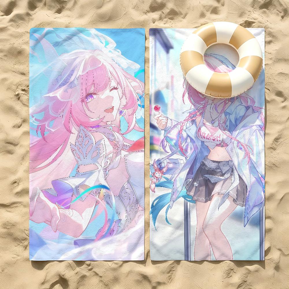 Video Game Honkai Star Cyrene Beach Towel For Beaches Yoga Studios Gyms Hot Springs Swimming Pools And Picnics