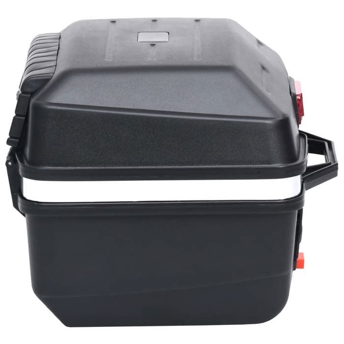 Boîte de moto - vidaXL - 150673 - 24 L - Noir - PP de haute qualité