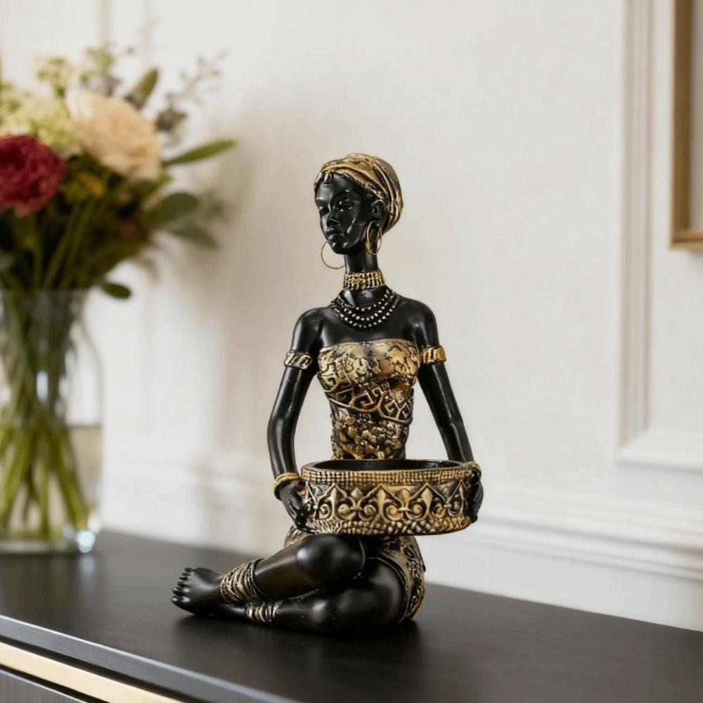 Resin Keys Storage Container Tribal Design Jewelry Holder Creative Jewelry Display Rack Cabinet