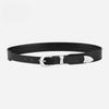 Women's Casual Belt Simple Versatile Alloy Pin Buckle Fashion Jeans Decorative Genuine Leather Belt for Women
