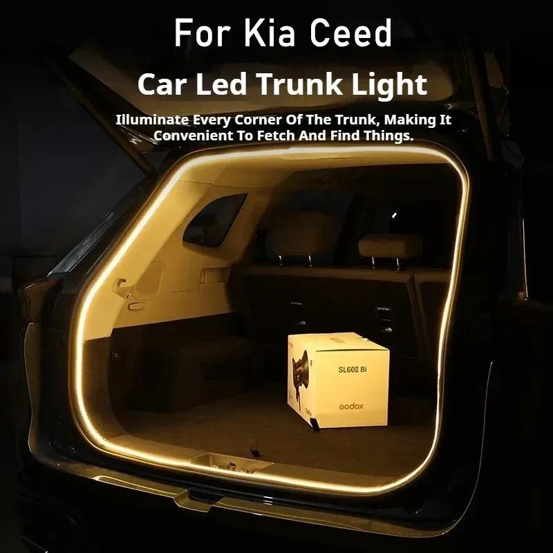 Rear Trunk LED Light Bar Strips Trunk Interior Decorative Lamp Strip Fit for Kia Ceed Cee'd XCeed Auto Interior Accessories
