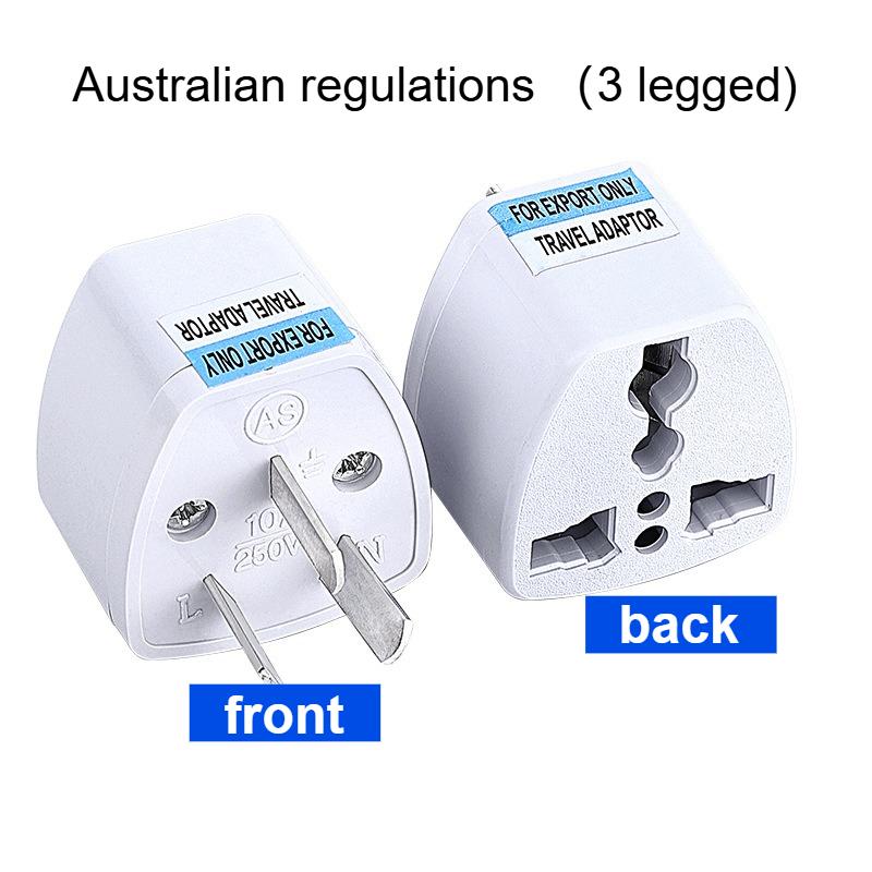 Universal EU German Conversion Plug Adapter European Germany Australia Chinese Power Socket White Travel Conversion Plug