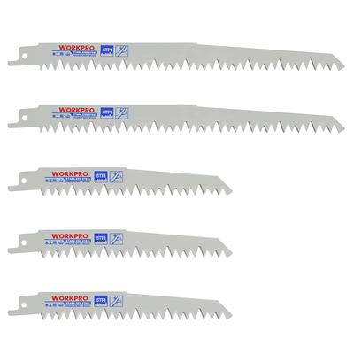 WORKPRO Säbelsäge Ersatz Elektrische Säge Ersatz Für Zweig Raw Baum Obstbaum Garten Baum 230mm Set von 5 Berge Klinge, Klinge,
