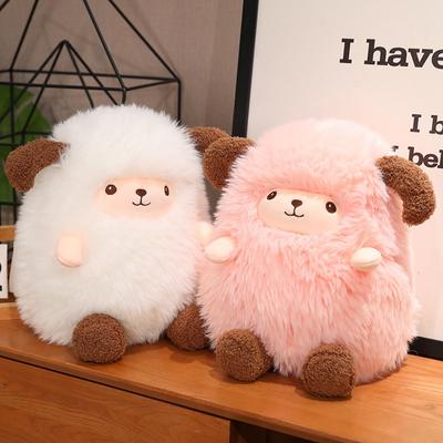 Cute White Lamb Doll Plush Toy Dumpling Sheep Throw Pillow Rag Doll Children Doll Girl Birthday Gift
