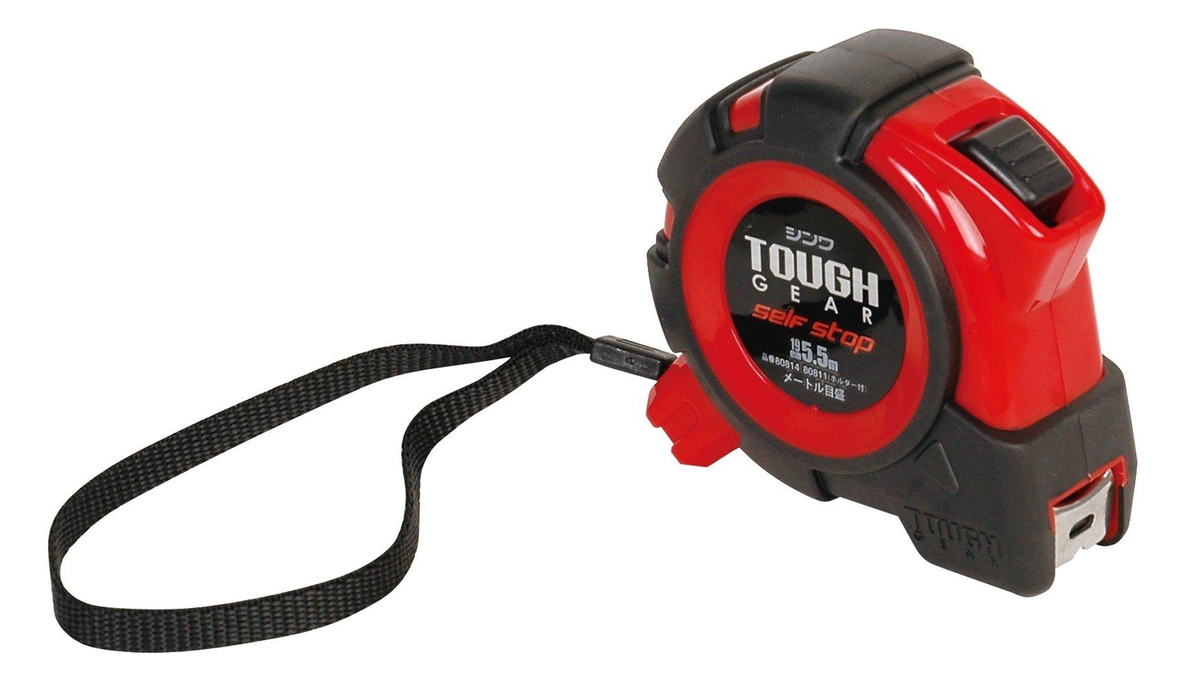 

Shinwa Sokutei Опукла Міцна Шестерня Самостоп 80814 19-5.5м чорний