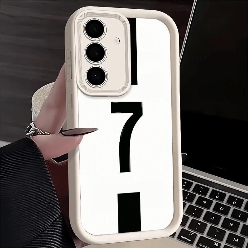 Phone Case for Samsung Galaxy S26 S25 Ultra S24 FE FootBall Number 7 10 19 Shell S23 Plus S22 + S21 S20 5G Soft Silicone Funda