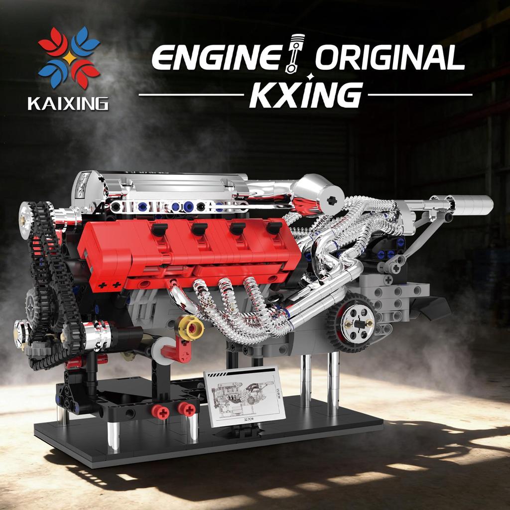 Crossen Ferrari F401 Engine Model Building Blocks Toy