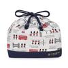 COLORFUL CANDY STYLE Drawstring Lunch for London March N3485100 Bag, Medium, Gusseted, Boys, Stylish, Cute, Design,