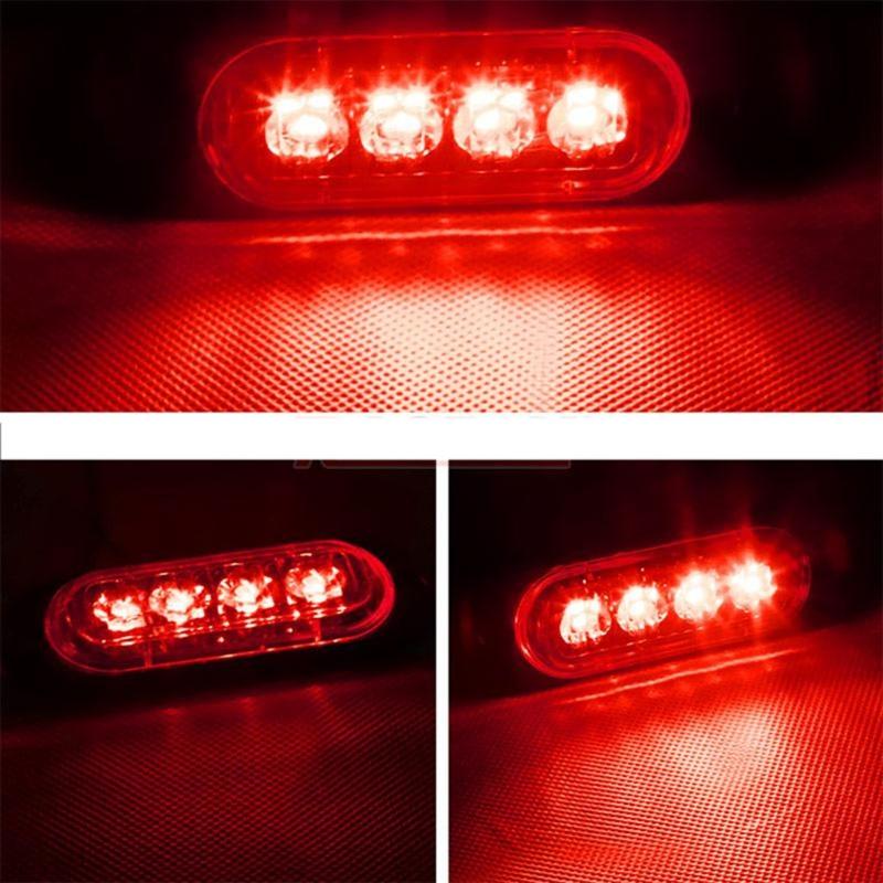 4LED Turn Signal Stop Brake Light For Car Trailer Truck Pickup Indicator Waterproof Taillamp Side Marker Lamp Tail Light