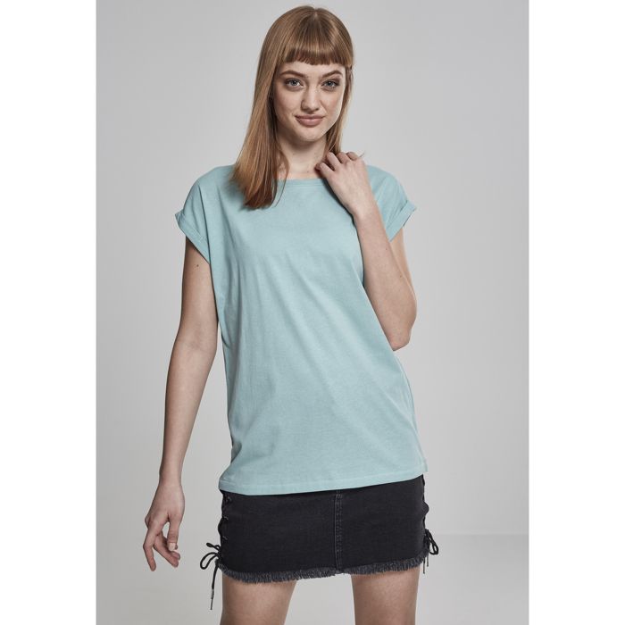 T-shirt femme - Urban Classic - Extended - Bleu délavé - Manches longues - 100% coton