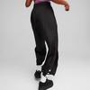 Puma Solid Color Side Split Woven Casual Pants Women Bottoms Black 537636-01