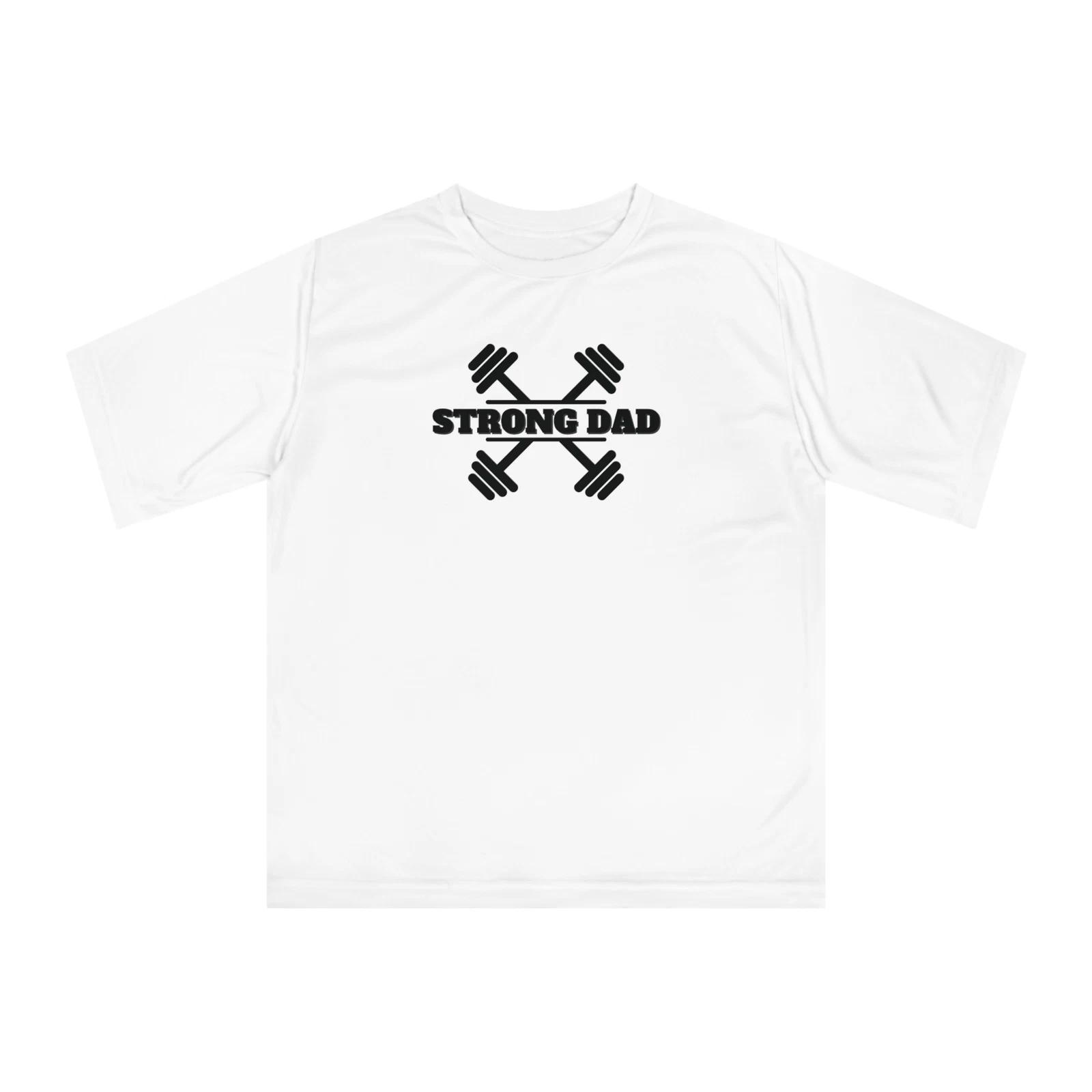 

Strong Dad Premium Zone Performance Dri-fit T-shirt - Workout Tee, Fitness Shirt 4XL