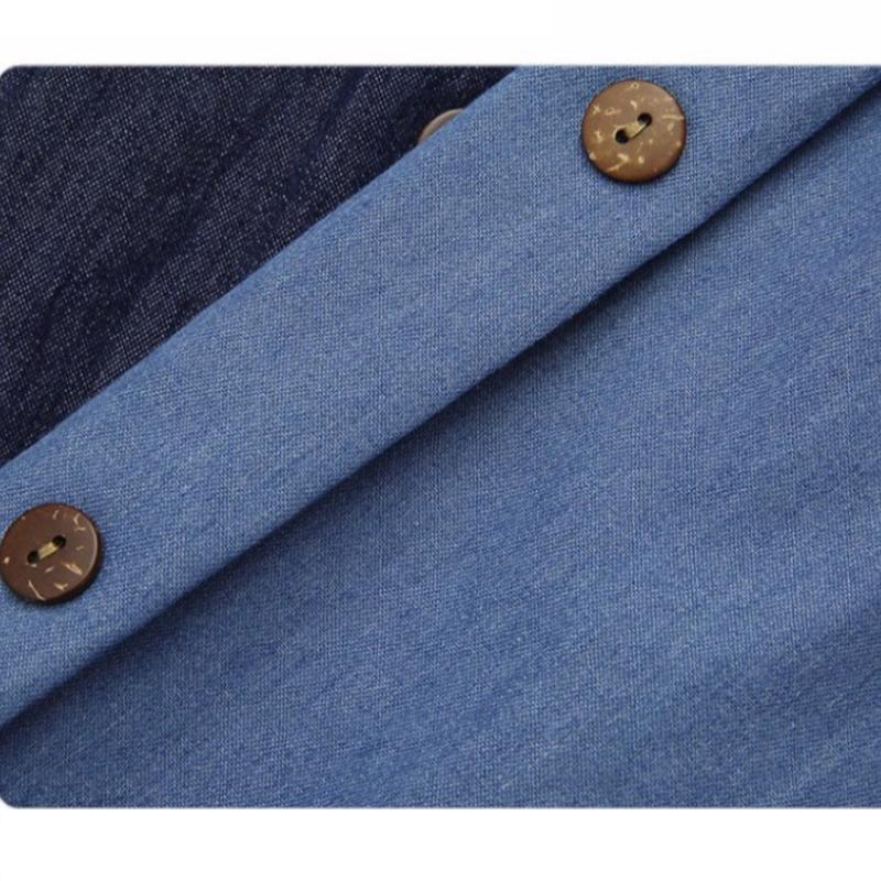 Summer Buttons Loose Elastic Denim Women Skirt Fashion Elegant Solid Color Casual Simple A-line Skirts Female Streetwear Loose Women's Clothing