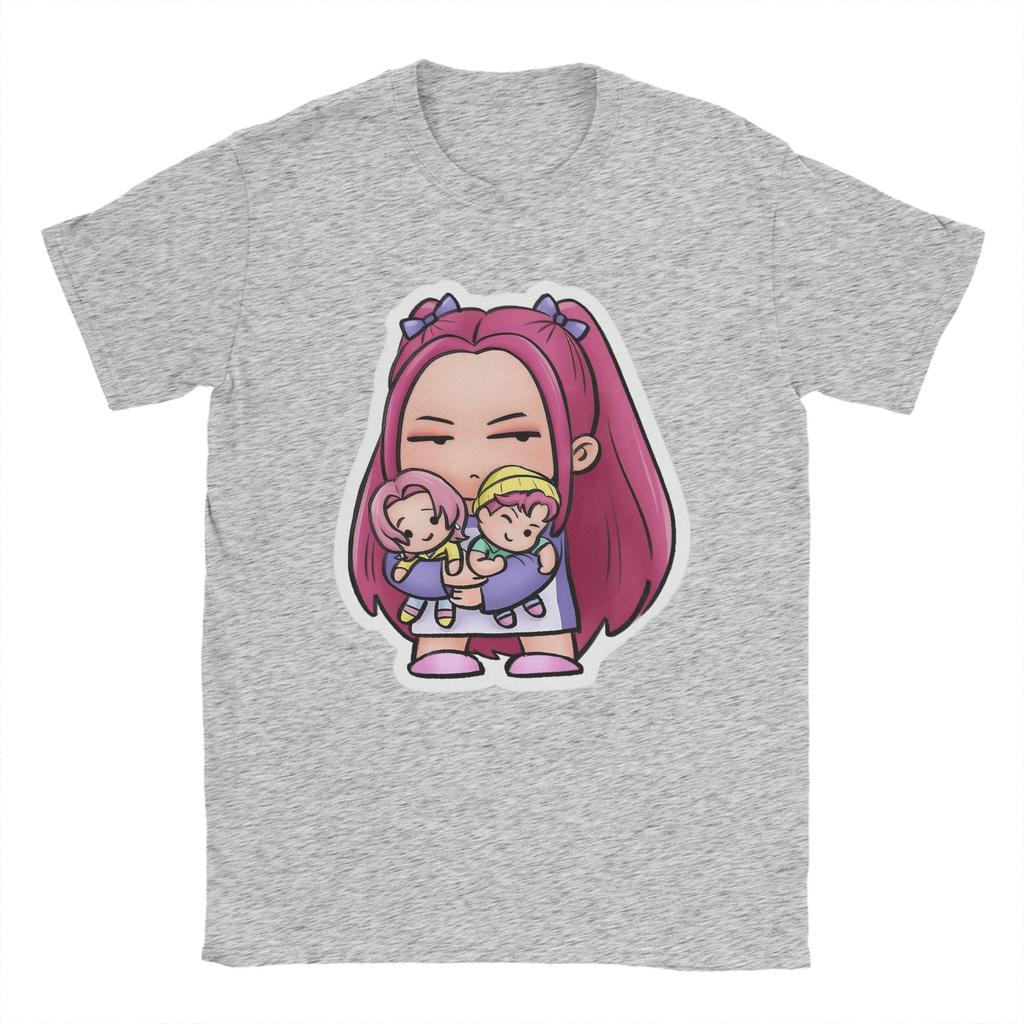 Herren Mira Fan Art von K-Pop Demon Hunters T-Shirts 100% Baumwolle Oberteile Neuheit Kurzarm Rundhalsausschnitt T-Shirts Einzigartige T-Shirts