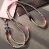 Lange Ausführung Glitzer Strass Handy Lanyard Hängeschnur Handy Kette Handy Anhänger