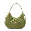 Zipper Retro Solid Color Unique Design Persality Sweet Handbags for Women 2026 Fashi Large Capacity Suede Crossbody Bags