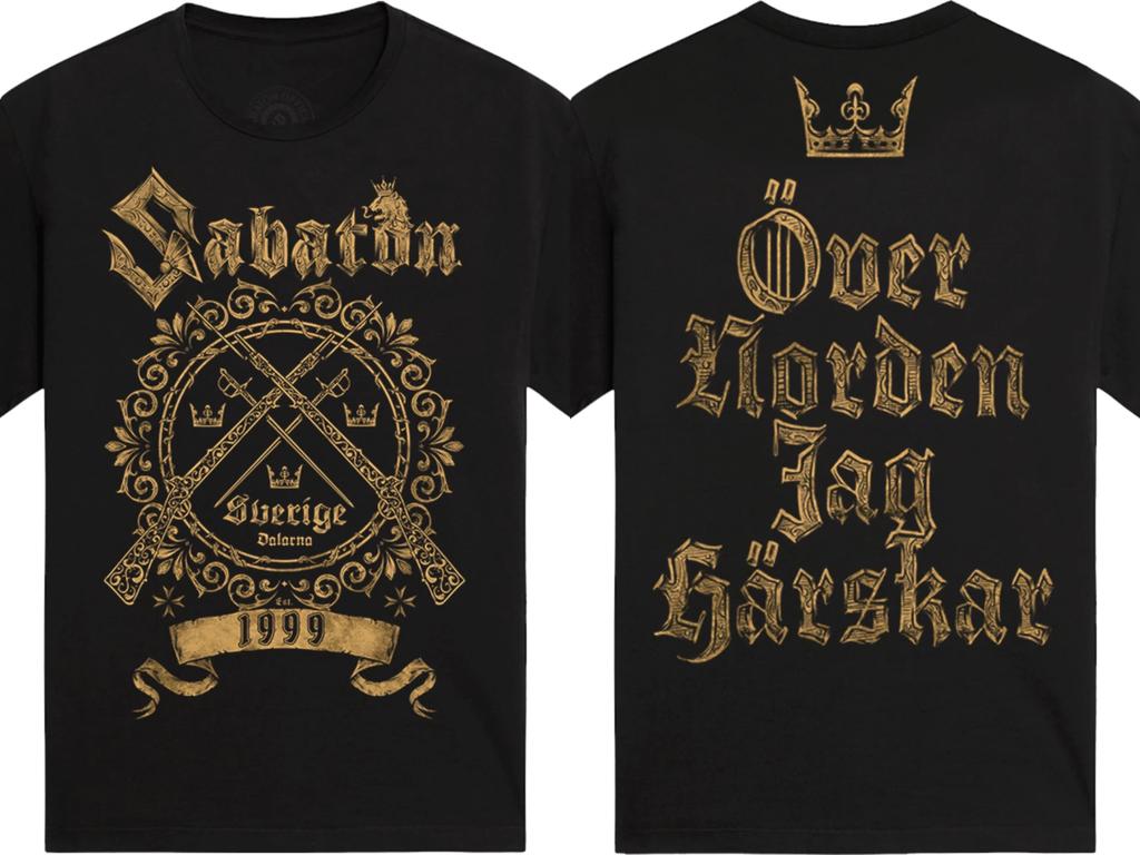 Sabaton Swiss Classic Band Print Unisex Unisex Short Sleeve Attack Of The Dead Unisex Tshirt Casual Cotton Street Y2k Overszied Tees