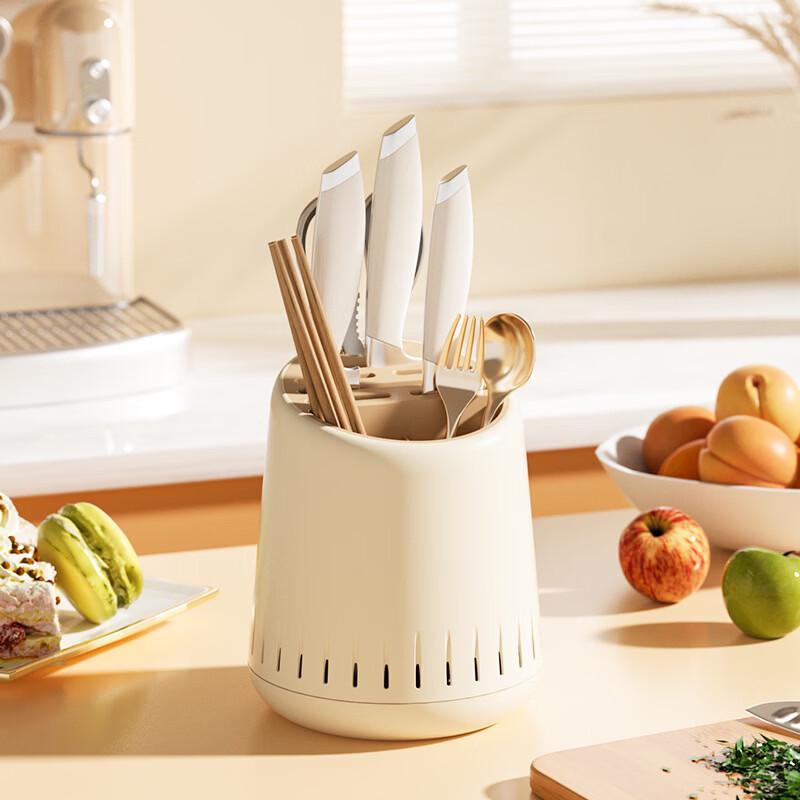 ZISIZ 360° Rotating Multifunctional Chopstick & Utensil Drainer