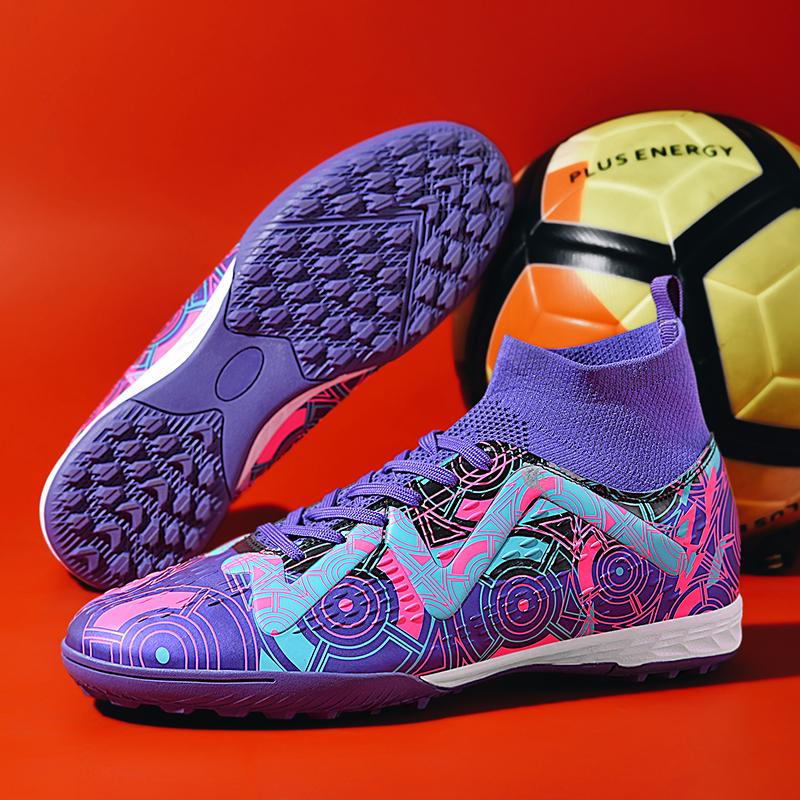 Football Shoes Men Soccer Shoes Kids Football Boots Women Professional Soccer Cleats Antiskid Chaussure Football TF/FG Outdoor Football Shoes