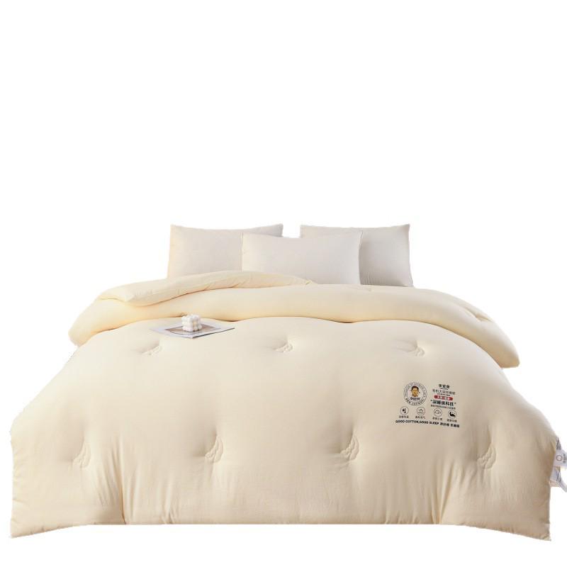 A-Class Washed Cotton Soybean Winter Comforter – Warm, Skin-Friendly Fiber Quilt